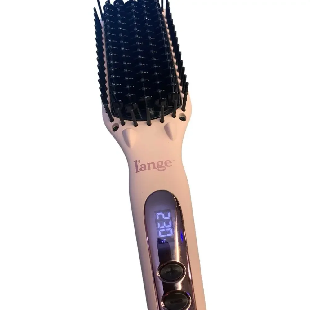 L'ange Le Vite Hair Brush Straightener Pink Blush Ceramic Thermal Ion HT018Y